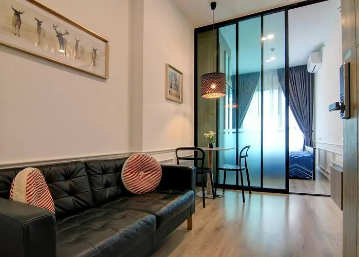 公寓 New Condo, Hi-speed Wi-fi, Gym Pool, Near Lam Sali Mrt 曼谷